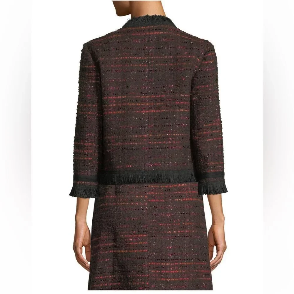 Kate Spade Multi Tweed Fringe Jacket and Dress Suit